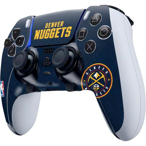 NBA Denver Nuggets Distressed PS5 DualSense Edge Pro Controller Skin