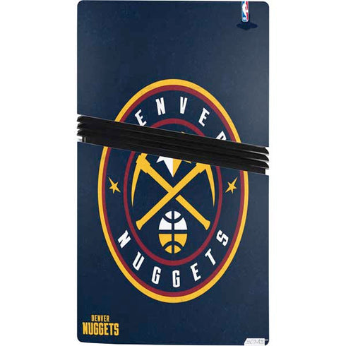 NBA Denver Nuggets Distressed PS5 Pro Bundle Skin