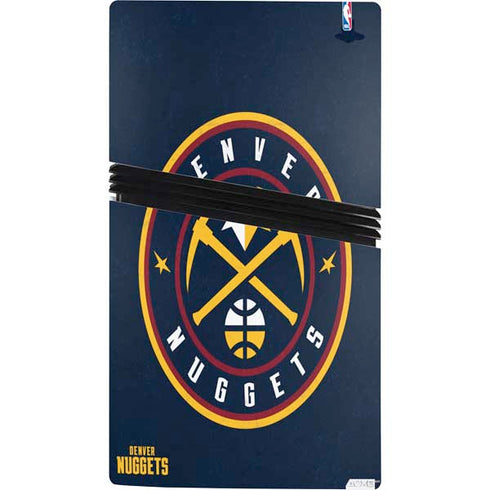 NBA Denver Nuggets Distressed PS5 Pro Console Skin