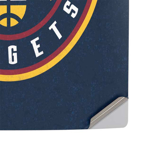 NBA Denver Nuggets Distressed PS5 Pro Console Skin