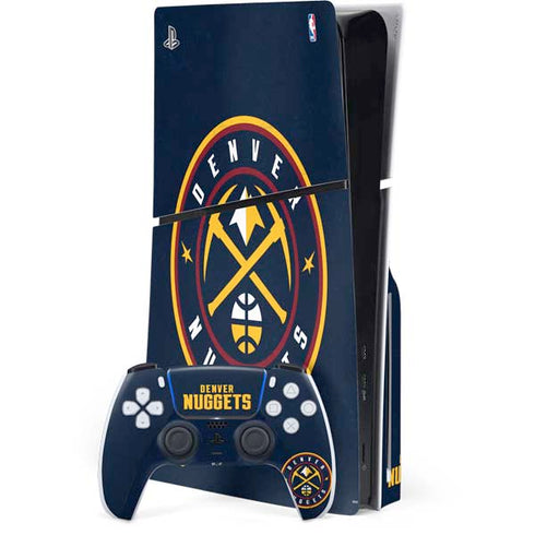 NBA Denver Nuggets Distressed PlayStation PS5 Skins