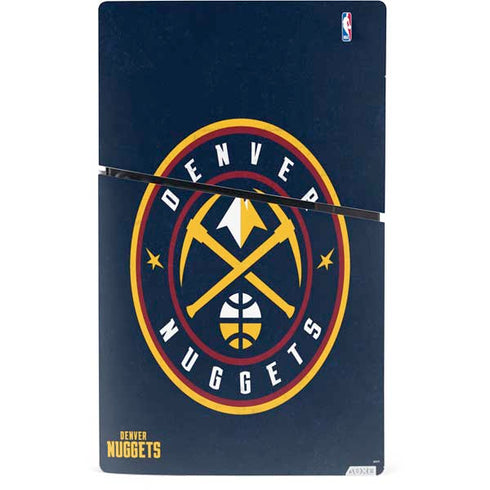 NBA Denver Nuggets Distressed PS5 Slim Digital Edition Console Skin