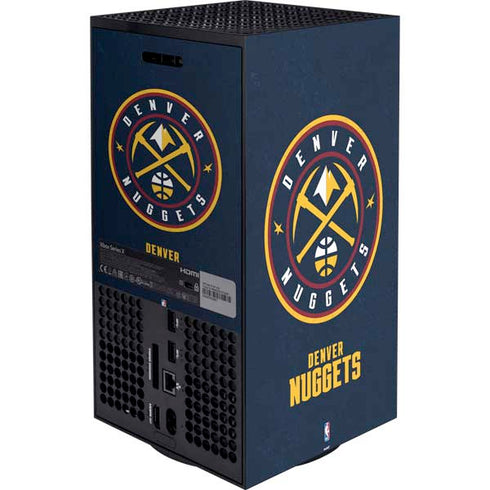 NBA Denver Nuggets Distressed XBox Series X Digital Edition Bundle Skin