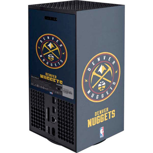 NBA Denver Nuggets Distressed XBox Series X Digital Edition Console Skin