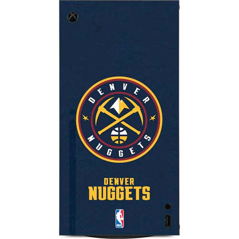 NBA Denver Nuggets Distressed XBox Series X Digital Edition Console Skin