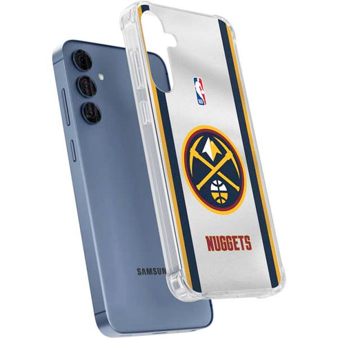 NBA Denver Nuggets Galaxy A35 5G Clear Case