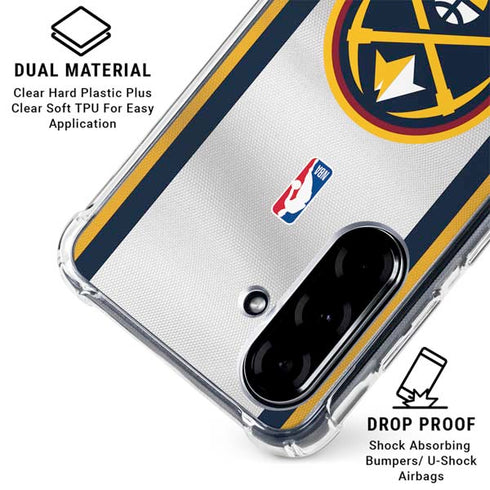 NBA Denver Nuggets Galaxy A36 5G Clear Case