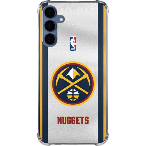 NBA Denver Nuggets Galaxy A55 5G Clear Case