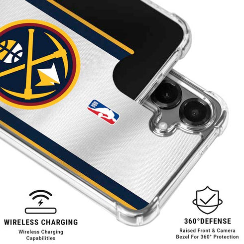 NBA Denver Nuggets Galaxy S26 Plus Clear Case