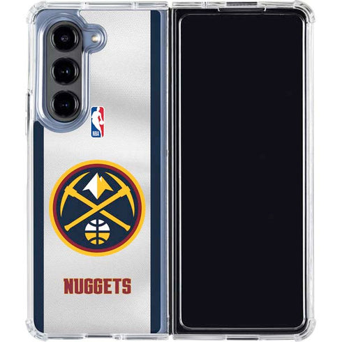 NBA Denver Nuggets Galaxy Z Fold5 5G Clear Case
