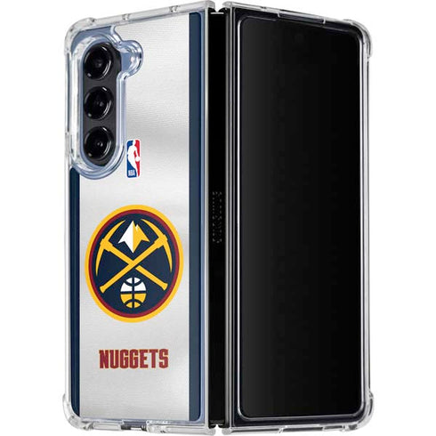 NBA Denver Nuggets Galaxy Z Fold5 5G Clear Case