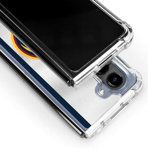 NBA Denver Nuggets Galaxy Z Fold5 5G Clear Case