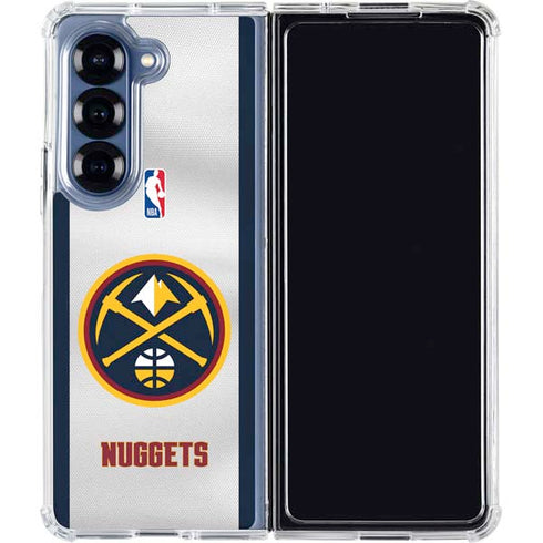 NBA Denver Nuggets Galaxy Z Fold6 Clear Case