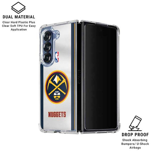 NBA Denver Nuggets Galaxy Z Fold6 Clear Case