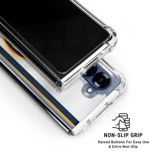 NBA Denver Nuggets Galaxy Z Fold6 Clear Case