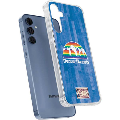NBA Denver Nuggets Hardwood Classics Galaxy A55 5G Clear Case