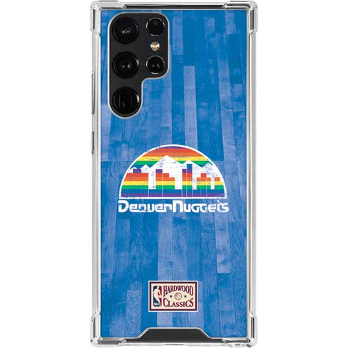 NBA Denver Nuggets Hardwood Classics Galaxy S23 Ultra Clear Case