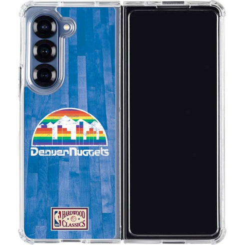 NBA Denver Nuggets Hardwood Classics Galaxy Z Fold6 Clear Case