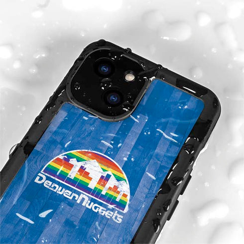 NBA Denver Nuggets Hardwood Classics iPhone 15 Plus Waterproof Case
