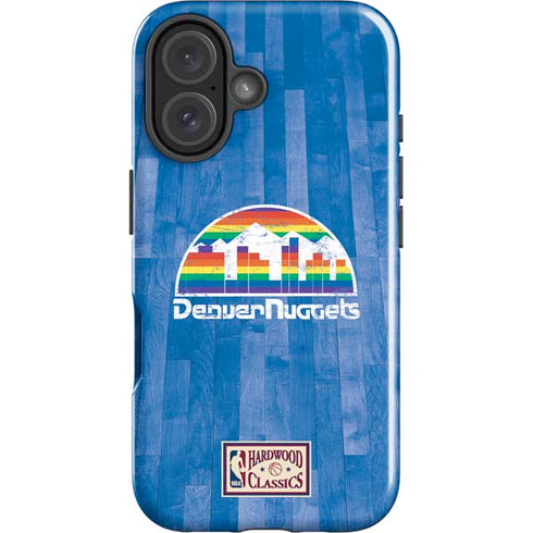 NBA Denver Nuggets Hardwood Classics iPhone 16 Plus Impact Case