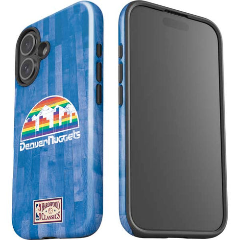 NBA Denver Nuggets Hardwood Classics iPhone 16 Plus Impact Case