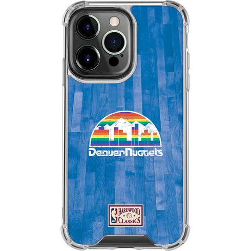 NBA Denver Nuggets Hardwood Classics iPhone 16 Pro Clear Case