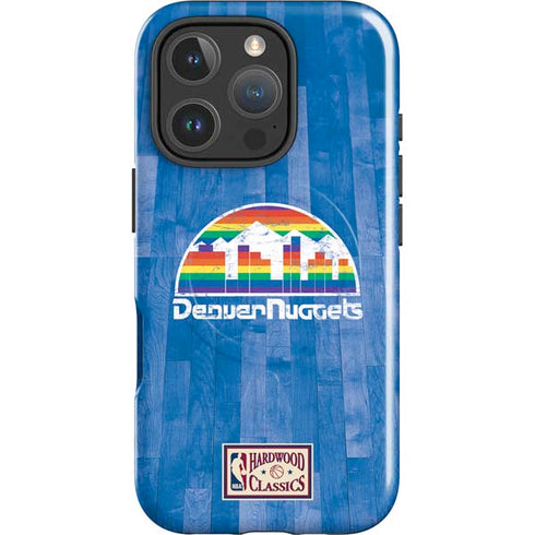 NBA Denver Nuggets Hardwood Classics iPhone 16 Pro Magsafe Impact Case