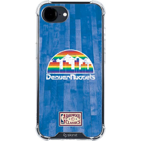 NBA Denver Nuggets Hardwood Classics iPhone 16e Clear Case