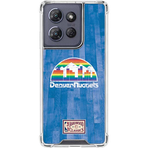 NBA Denver Nuggets Hardwood Classics Moto G Play 5G (2025) Clear Case