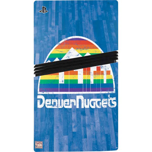 NBA Denver Nuggets Hardwood Classics PS5 Pro Console Skin