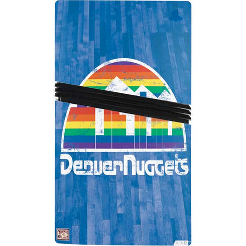 NBA Denver Nuggets Hardwood Classics PS5 Pro Console Skin