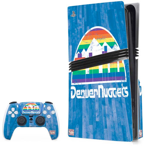 NBA Denver Nuggets Hardwood Classics PlayStation PS5 Skins
