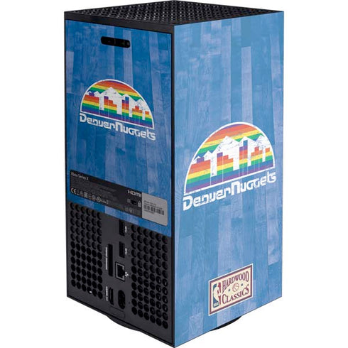NBA Denver Nuggets Hardwood Classics XBox Series X Digital Edition Console Skin
