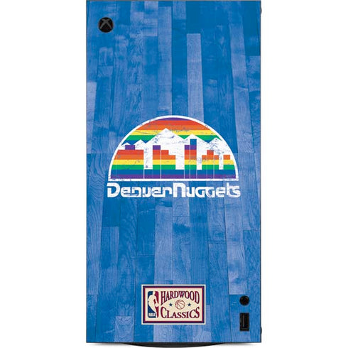 NBA Denver Nuggets Hardwood Classics XBox Series X Digital Edition Console Skin