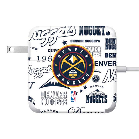NBA Denver Nuggets Historic Blast 85W Power Adapter (15 and 17 inch MacBook Pro Charger) Skin