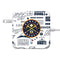 NBA Denver Nuggets Historic Blast 85W Power Adapter (15 and 17 inch MacBook Pro Charger) Skin