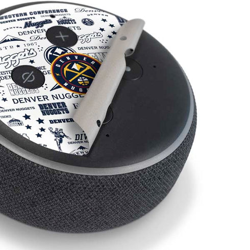 NBA Denver Nuggets Historic Blast Amazon Echo Dot Skin