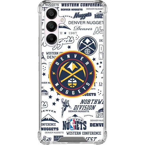 NBA Denver Nuggets Historic Blast Galaxy A16 5G Clear Case