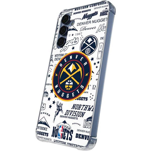 NBA Denver Nuggets Historic Blast Galaxy A35 5G Clear Case