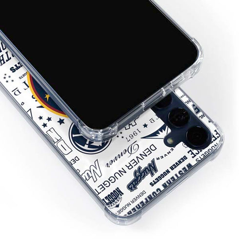 NBA Denver Nuggets Historic Blast Galaxy A35 5G Clear Case