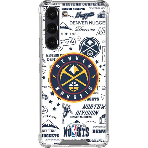 NBA Denver Nuggets Historic Blast Galaxy S24 FE Clear Case