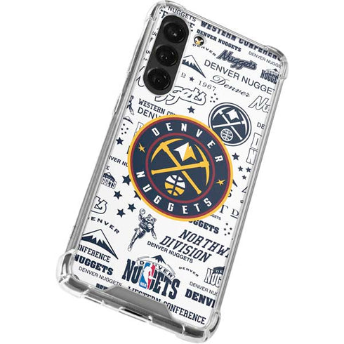 NBA Denver Nuggets Historic Blast Galaxy S24 FE Clear Case