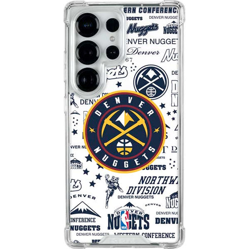 NBA Denver Nuggets Historic Blast Galaxy S25 Ultra Clear Case