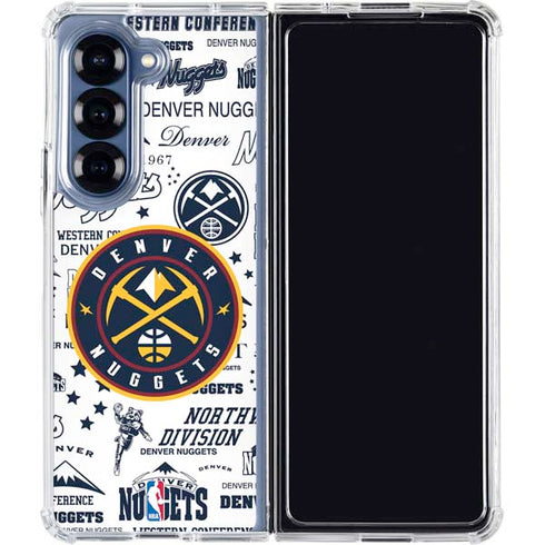 NBA Denver Nuggets Historic Blast Galaxy Z Fold6 Clear Case