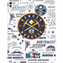 NBA Denver Nuggets Historic Blast iPad Pro 13in M4 (2024) Skin