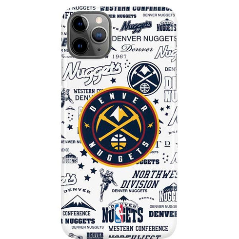 NBA Denver Nuggets Historic Blast iPhone Cases