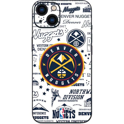 NBA Denver Nuggets Historic Blast iPhone Skins