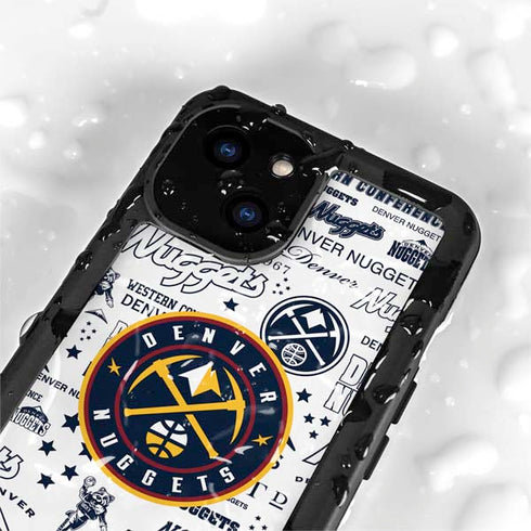 NBA Denver Nuggets Historic Blast iPhone 15 Plus Waterproof Case