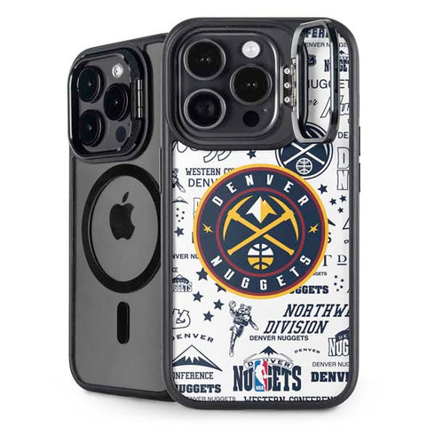 NBA Denver Nuggets Historic Blast iPhone 15 Pro Kickstand Case