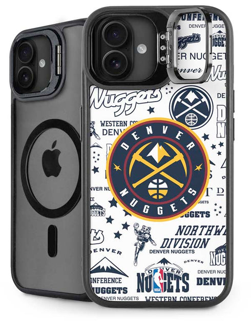 NBA Denver Nuggets Historic Blast iPhone 16 Plus Kickstand Case